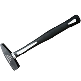 Schlosserhammer 500g, Fiberglaskern m. Soft-Ummant. TÜV/GS